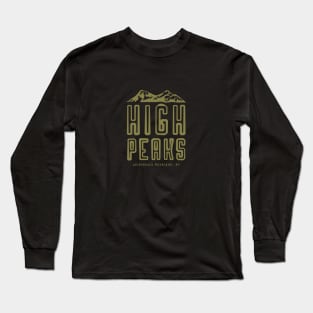 High Peaks - Adirondack Mountains Long Sleeve T-Shirt